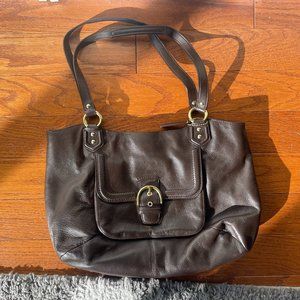 Coach Campbell Shoulder Bag - F24961 Dark Brown